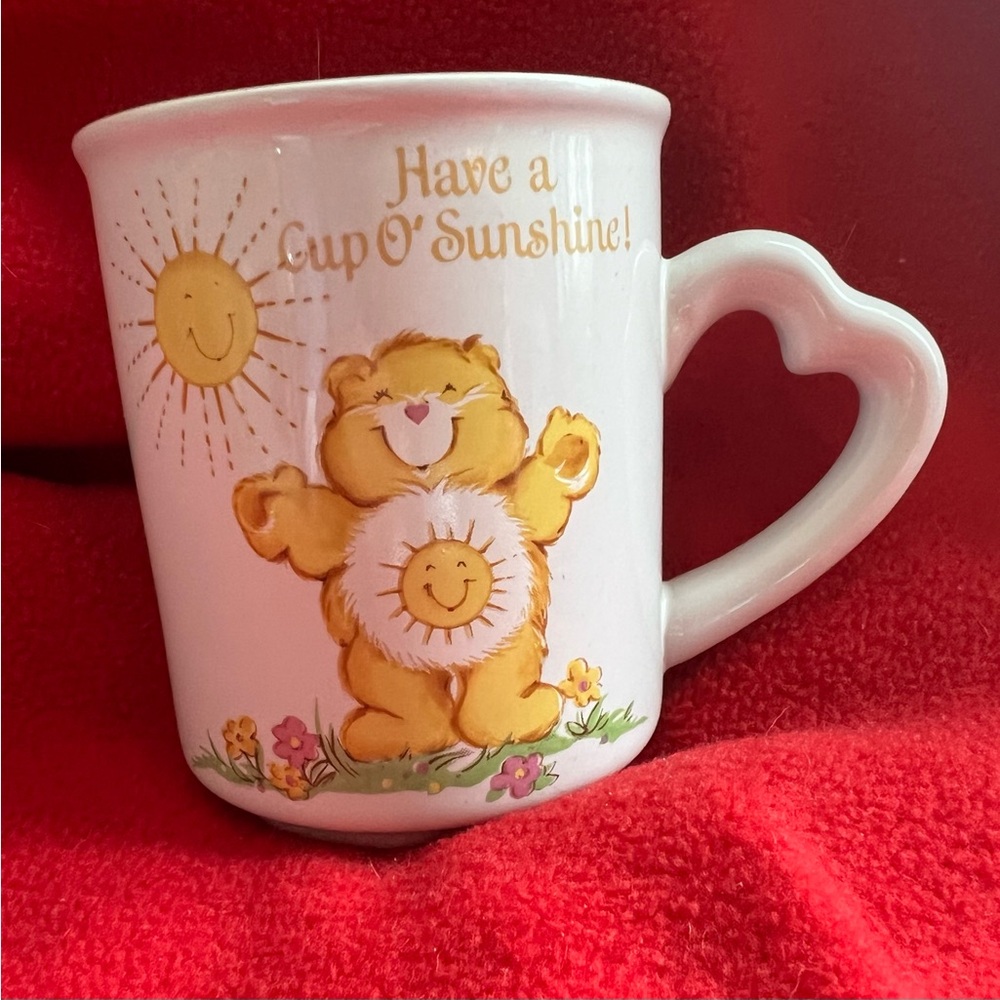 American Greetings Sunshine Bear Mug with Heart Handle